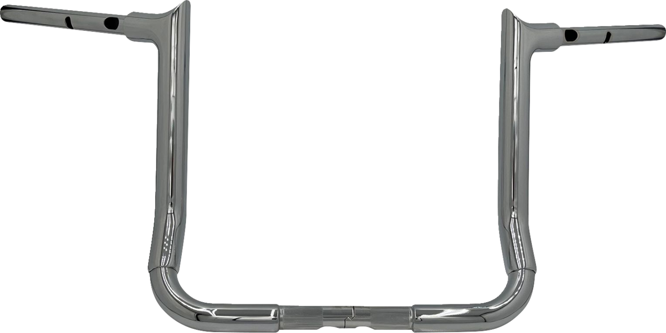 FAT BAGGERS INC. 1-1/2" EZ Install Pointed Top Handlebar - 14" - Chrome 845014 — image 1