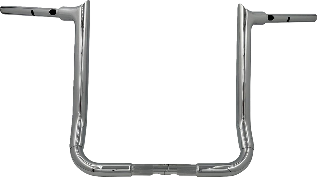 FAT BAGGERS INC. 1-1/2" EZ Install Pointed Top Handlebar - 16" - Chrome 845016 — image 1