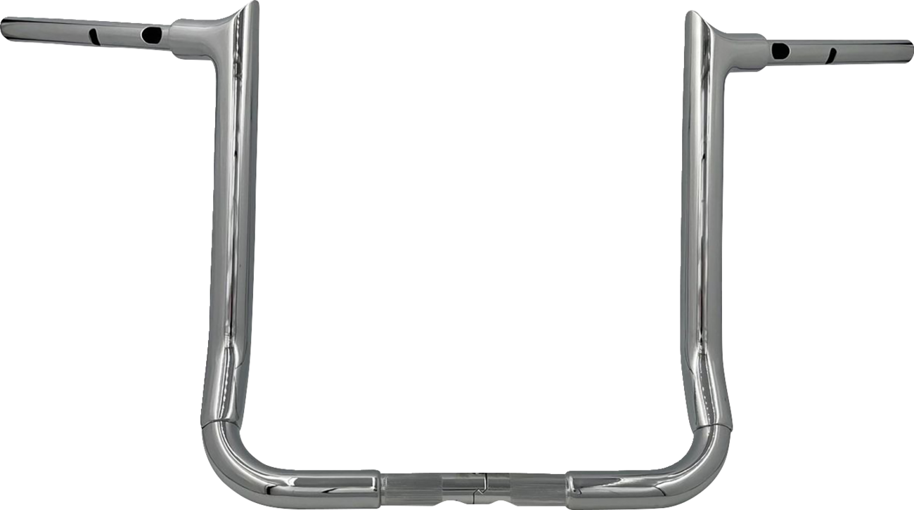 FAT BAGGERS INC. 1-1/2" EZ Install Pointed Top Handlebar - 16" - Chrome 845016 — image 1