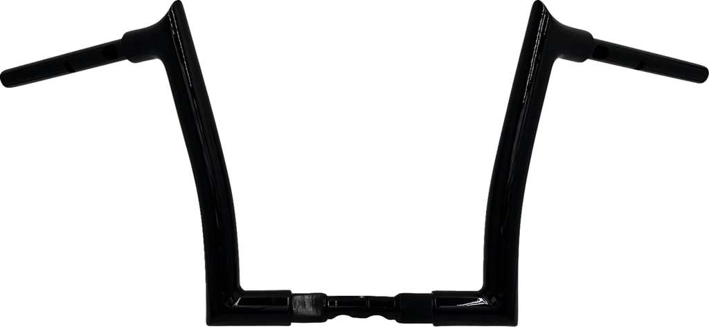 FAT BAGGERS INC. 1-1/2" EZ Install Pointed Top Handlebar - 12" - Black 848012-B — image 1