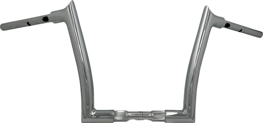 FAT BAGGERS INC. 1-1/2" EZ Install Pointed Top Handlebar - 12" - Chrome 848012 — image 1