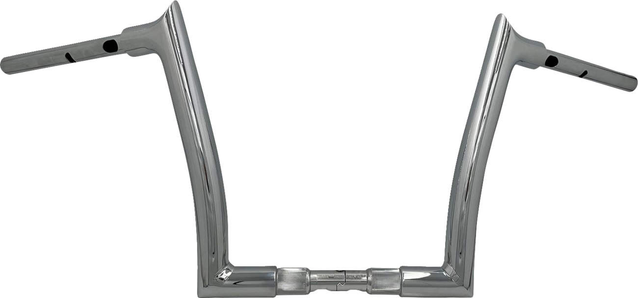 FAT BAGGERS INC. 1-1/2" EZ Install Pointed Top Handlebar - 12" - Chrome 848012 — image 1