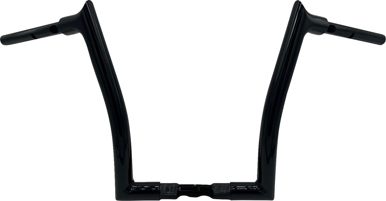 FAT BAGGERS INC. 1-1/2" EZ Install Pointed Top Handlebar - 14" - Black 848014-B — image 1