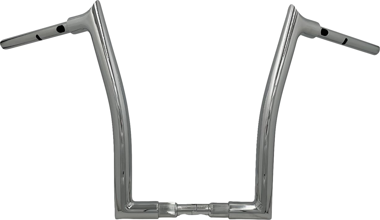 FAT BAGGERS INC. 1-1/2" EZ Install Pointed Top Handlebar - 16" - Chrome 848016 — image 1