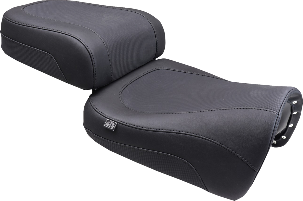 MUSTANG Adventure Touring Seat - Vinyl - Black - Pan America '21-'25 84810 — image 1