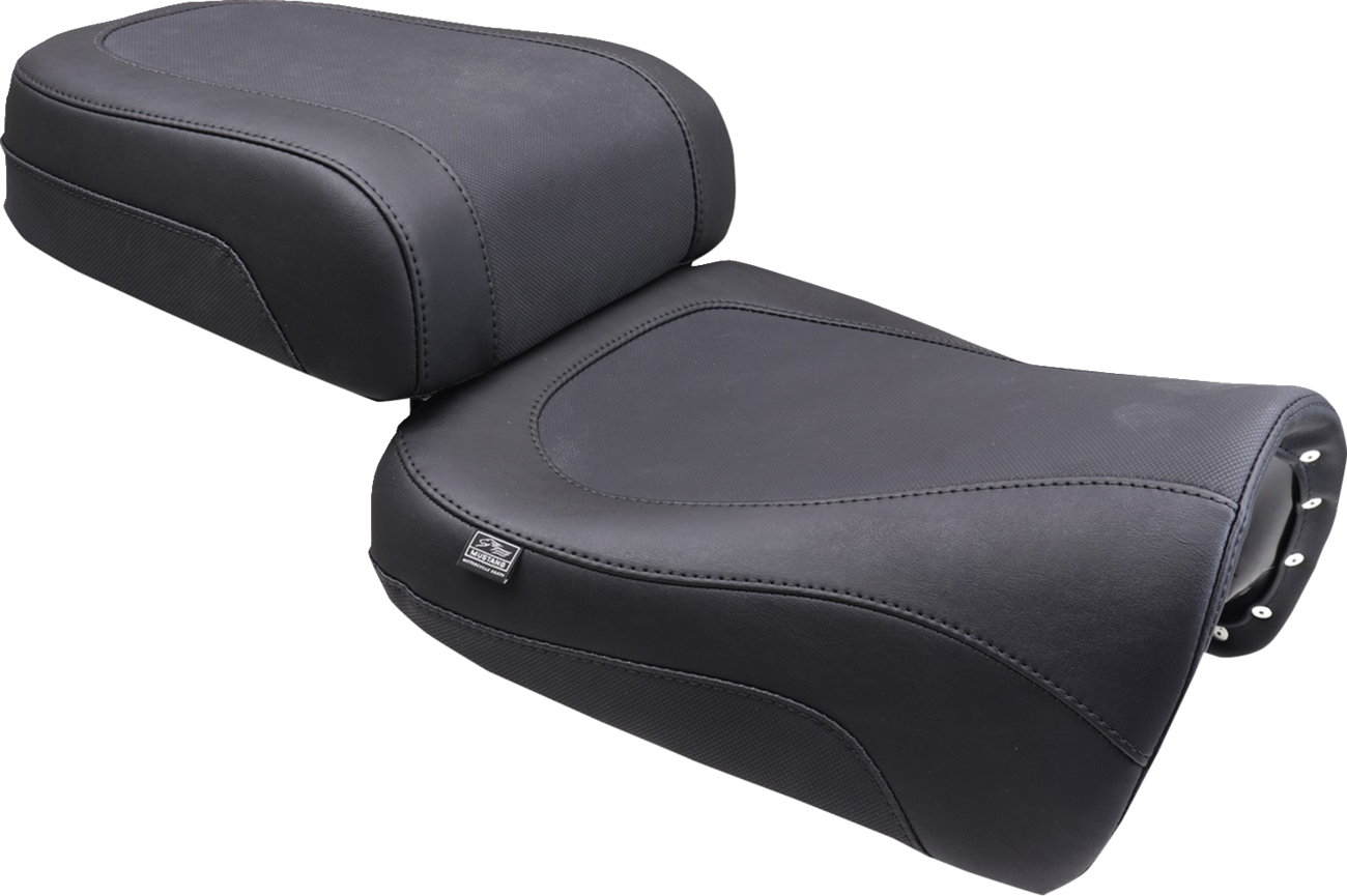 MUSTANG Adventure Touring Seat - Vinyl - Black - Pan America '21-'25 84810 — image 1