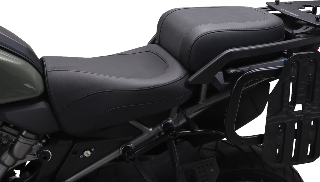 MUSTANG Adventure Touring Seat - Vinyl - Black - Pan America '21-'25 84810 — image 2