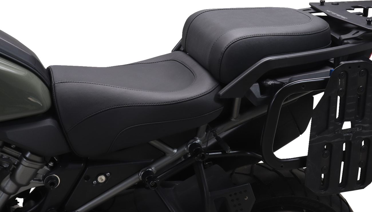 MUSTANG Adventure Touring Seat - Vinyl - Black - Pan America '21-'25 84810 — image 2