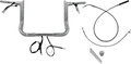 FAT BAGGERS INC. 1-1/2" EZ Install Pointed Top Handlebar - 12" - Chrome 849012 — image 1