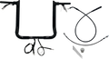 FAT BAGGERS INC. EZ Install Wired Handlebar Kit - 1-1/2" - Pointed Top - 16" - Black 849016-B — image 1