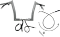 FAT BAGGERS INC. 1-1/2" EZ Install Pointed Top Handlebar - 12" - Chrome 849912 — image 1