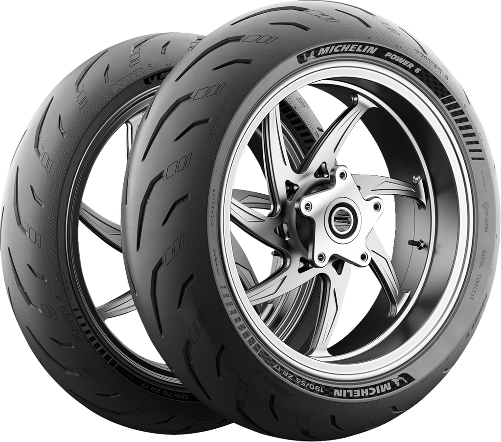 MICHELIN Tire - Power 6 - Rear - 140/70ZR17 - (66W) 85146 — image 6