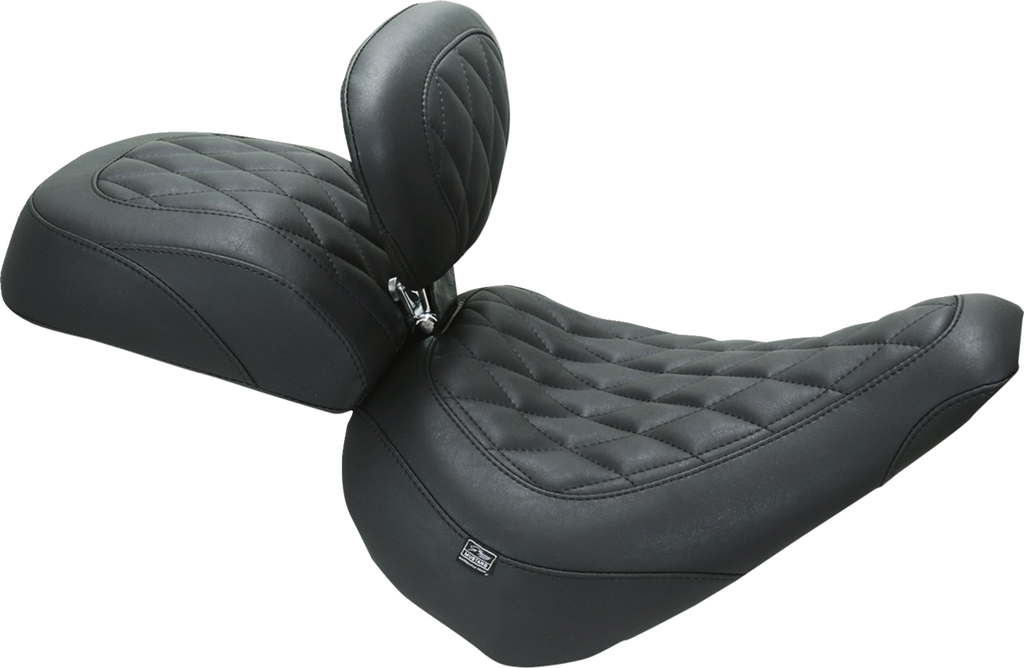MUSTANG Wide Tripper™ Passenger Seat - Diamond - Black Stitch - FXBR '23-'25 85213 — image 3