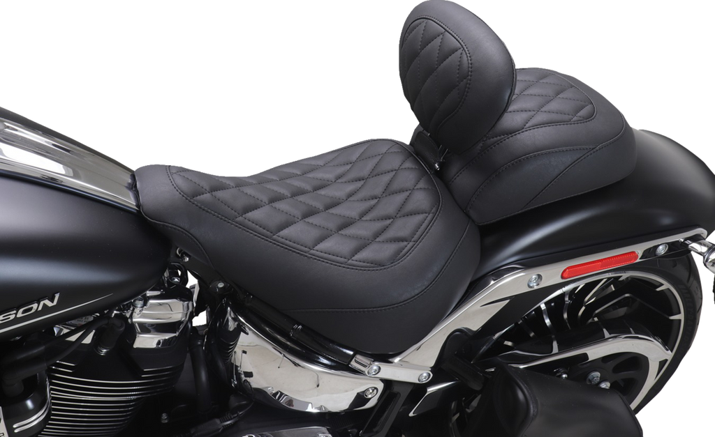 MUSTANG Wide Tripper™ Passenger Seat - Diamond - Black Stitch - FXBR '23-'25 85213 — image 4