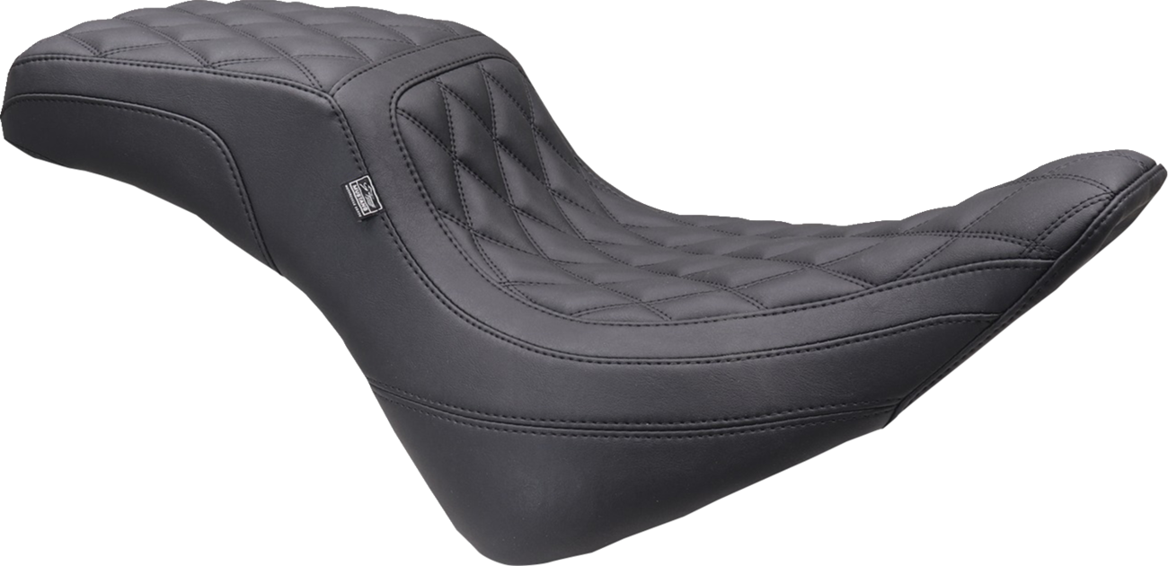 MUSTANG One-Piece/2-Up Squareback Seat - Double Diamond - Black Stitch - FXBR '23-'25 86006 — image 1