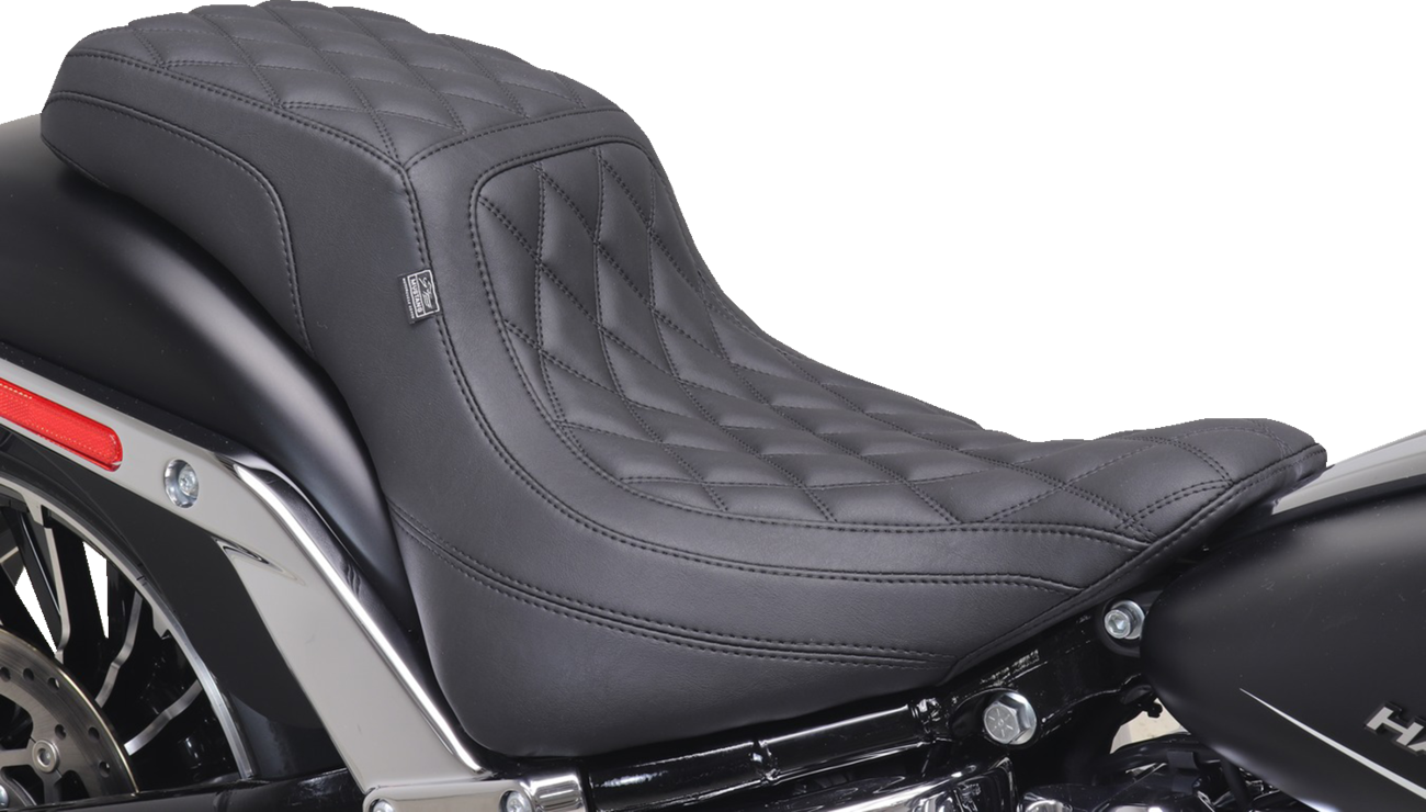 MUSTANG One-Piece/2-Up Squareback Seat - Double Diamond - Black Stitch - FXBR '23-'25 86006 — image 2