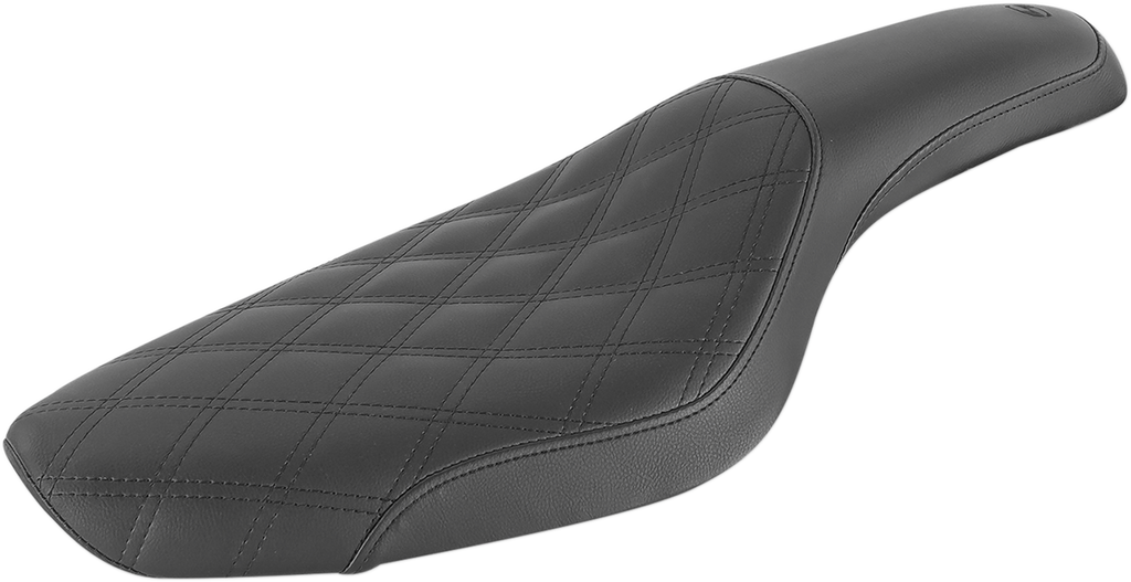 SADDLEMEN Profiler Seat - Front Lattice/Rear Smooth - Black - XL '79-'03 879-03-149 — image 1