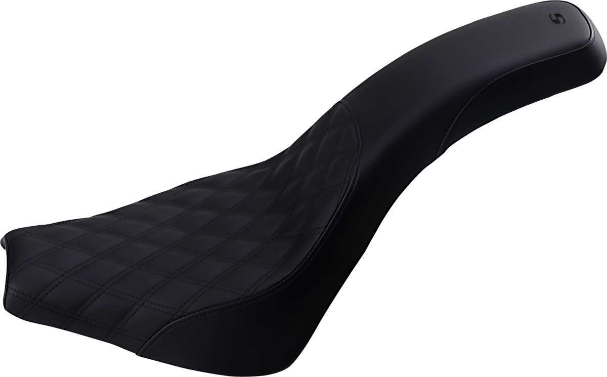 SADDLEMEN Profiler Seat - Front Lattice/Rear Smooth - Black - XL '79-'03 879-03-149 — image 2