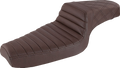 SADDLEMEN Step-Up Seat - Front Tuck-n-Roll/Rear Lattice Stitch - Brown 879-03-176BR — image 1