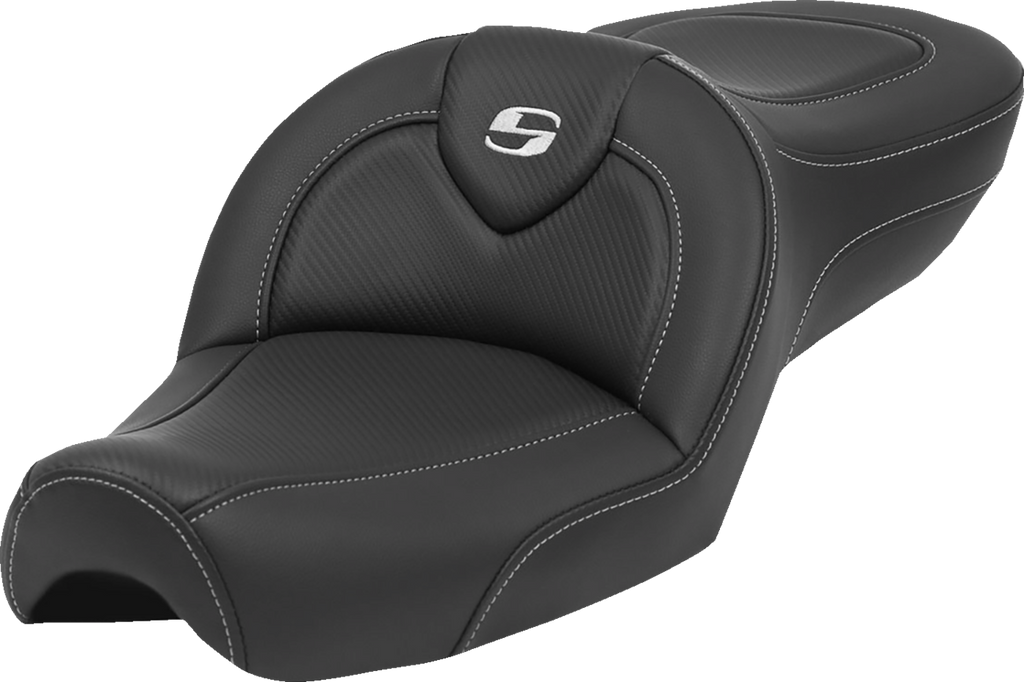 SADDLEMEN Roadsofa™ Seat - without Backrest - Carbon Fiber - XL '79-'03 879-03-185 — image 1
