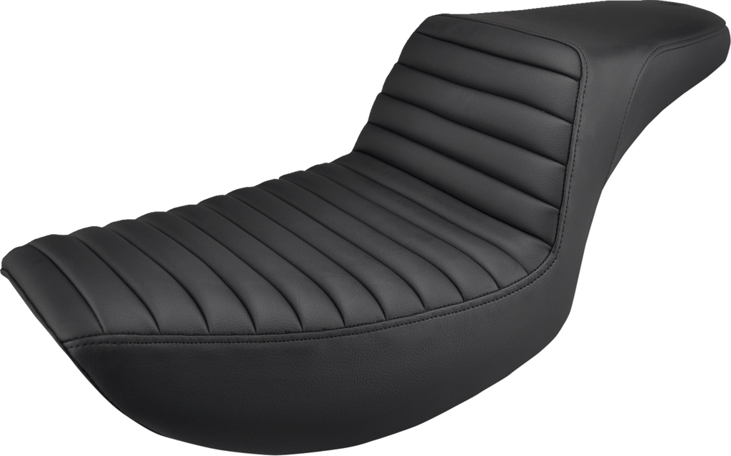 SADDLEMEN Step-Up Seat - Front Tuck-n-Roll - Black - FXR 882-09-171 — image 1