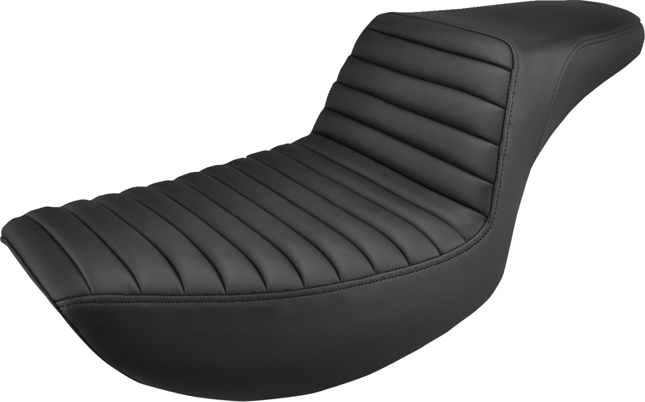 SADDLEMEN Step-Up Seat - Front Tuck-n-Roll - Black - FXR 882-09-171 — image 1