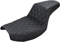 SADDLEMEN Step-Up Seat - Full Lattice Stitch - Black - FXR 882-09-175 — image 1