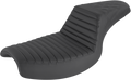 SADDLEMEN Step-Up Seat - Front Tuck-n-Roll/Rear Lattice Stitch - Black 882-09-176 — image 1