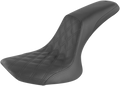 SADDLEMEN Profiler Seat - Front Lattice/Rear Smooth - Black - FXST/FLST '84-'99 884-01-149 — image 1