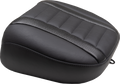 MUSTANG Deluxe Touring Passenger Seat - Black Stitch - Carbon Fiber Inlay - FLH/FLT '23-'24 88402 — image 1