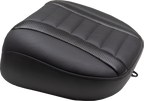 MUSTANG Deluxe Touring Passenger Seat - Gun Metal Stitch - Carbon Fiber Inlay - FLH/FLT '23-'24 88402GM — image 3