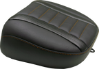 MUSTANG Deluxe Touring Passenger Seat - Mandarin Orange Stitch - FLT/FLH '23-'25 88402MO — image 1
