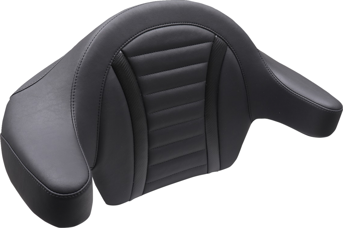 MUSTANG Deluxe Extended Passenger Arm Backrest - Black - Touring 88403 — image 1