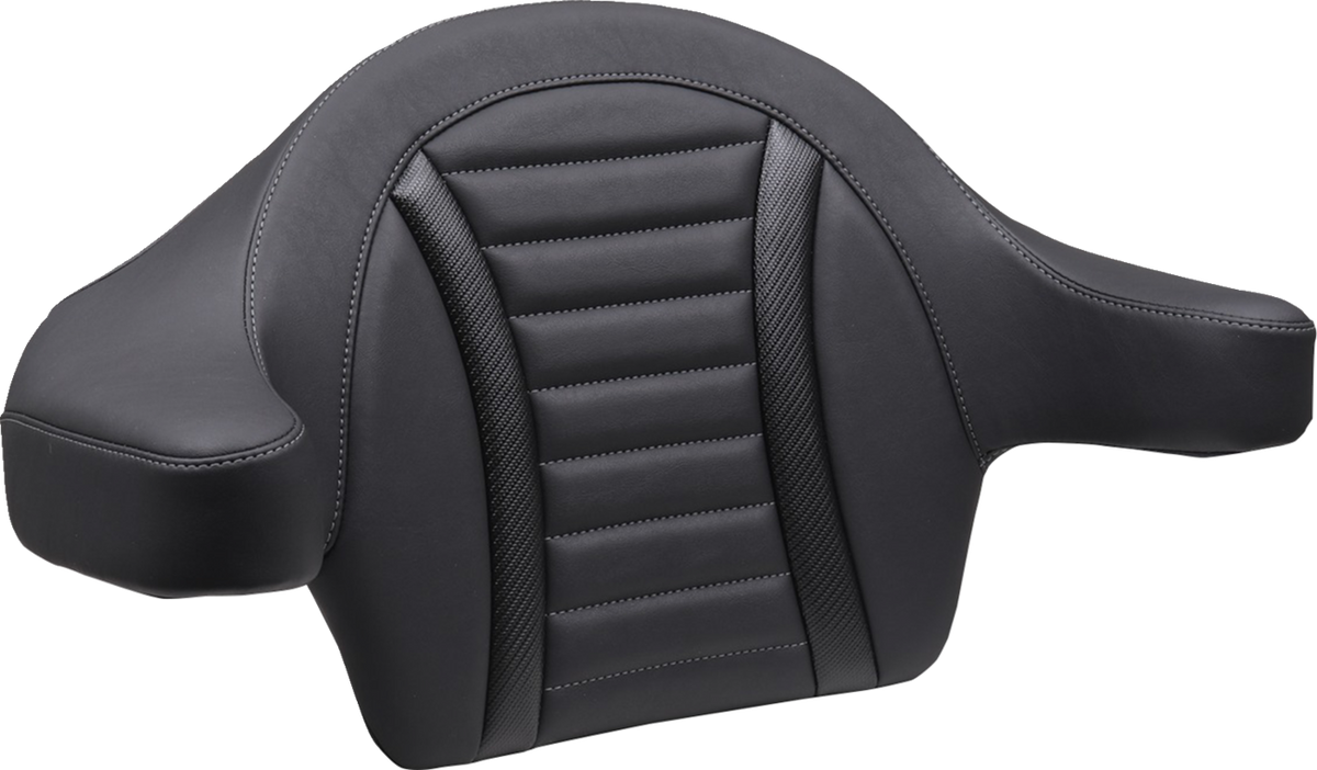 MUSTANG Deluxe Extended Passenger Arm Backrest - Black - Touring 88403 — image 2