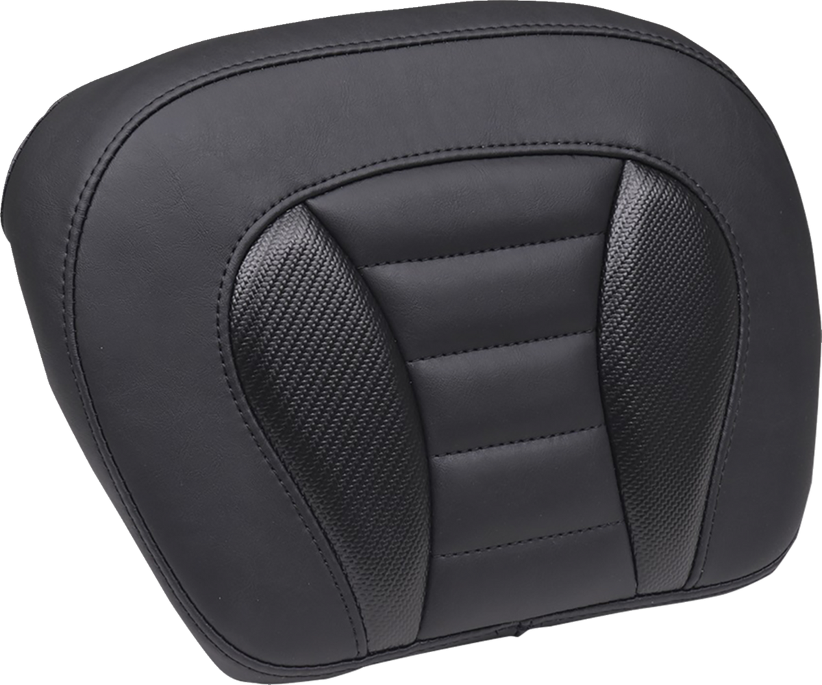 MUSTANG Deluxe Chopped Tour-Pak® Sissy Bar Pad - Black - Touring 88405 — image 1
