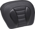MUSTANG Deluxe Chopped Tour-Pak® Sissy Bar Pad - Black w/ Gunmetal Stitch - Touring 88405GM — image 1