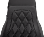 MUSTANG One Piece 2-Up Squareback Seat - Double Diamond - Smooth - FLH/FLT '23-'25 88416 — image 2