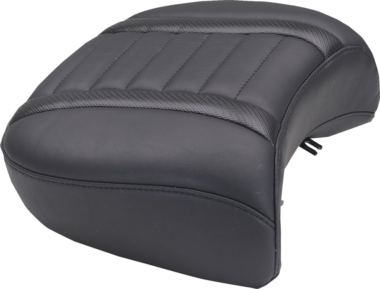 MUSTANG Deluxe Passenger Seat - Wide - Black Stitch - FLT/FLH '23-'25 88420 — image 1