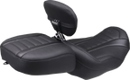 MUSTANG Deluxe Passenger Seat - Wide - Black Stitch - FLT/FLH '23-'25 88420 — image 3