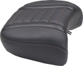 MUSTANG Deluxe Passenger Seat - Wide - Mandarin Orange Stitch - FLT/FLH '23-'25 88420MO — image 1