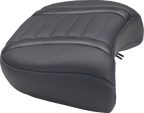 MUSTANG Deluxe Passenger Seat - Wide - Sky Blue Stitch - FLT/FLH '23-'25 88420SB — image 1