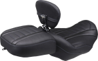 MUSTANG Deluxe Passenger Seat - Wide - Sky Blue Stitch - FLT/FLH '23-'25 88420SB — image 2