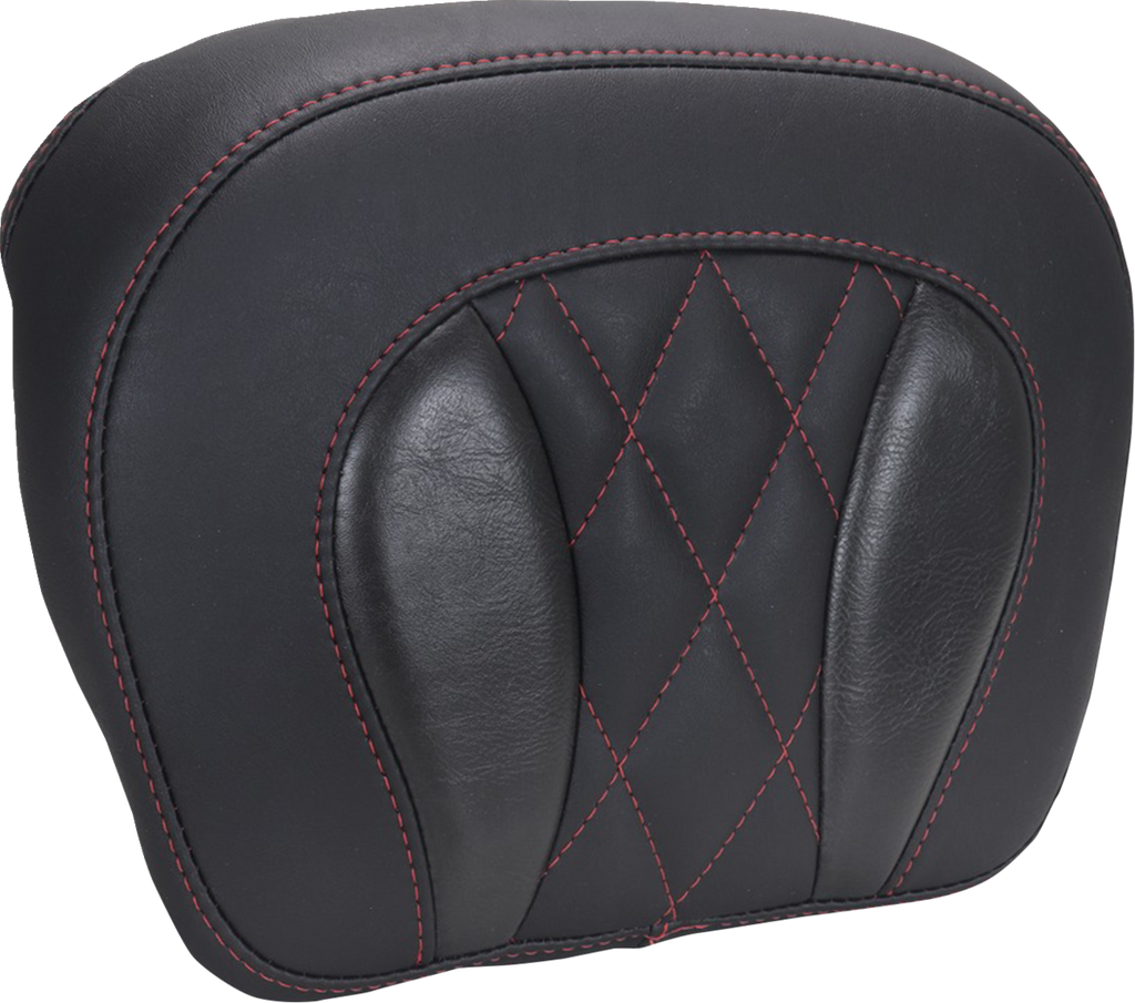 MUSTANG Chopped Tour-Pak® Pad - Dark Cherry Stitching - FLH/FLT '23-'25 88440DC — image 1