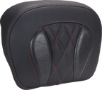 MUSTANG Chopped Tour-Pak® Pad - Dark Cherry Stitching - FLH/FLT '23-'25 88440DC — image 1