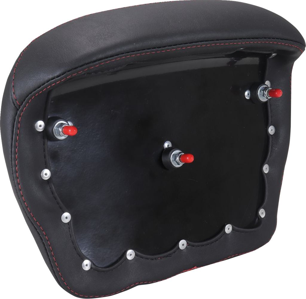 MUSTANG Chopped Tour-Pak® Pad - Dark Cherry Stitching - FLH/FLT '23-'25 88440DC — image 2