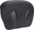 MUSTANG Chopped Tour-Pak® Pad - Gunmetal Stitching - FLH/FLT '23-'25 88440GM — image 1