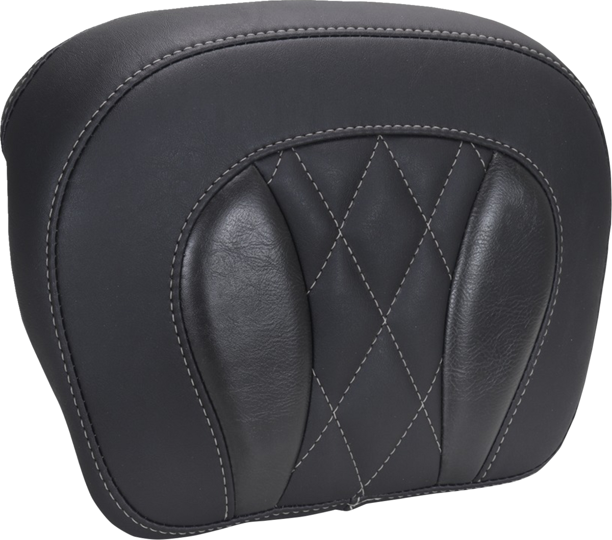 MUSTANG Chopped Tour-Pak® Pad - Gunmetal Stitching - FLH/FLT '23-'25 88440GM — image 1