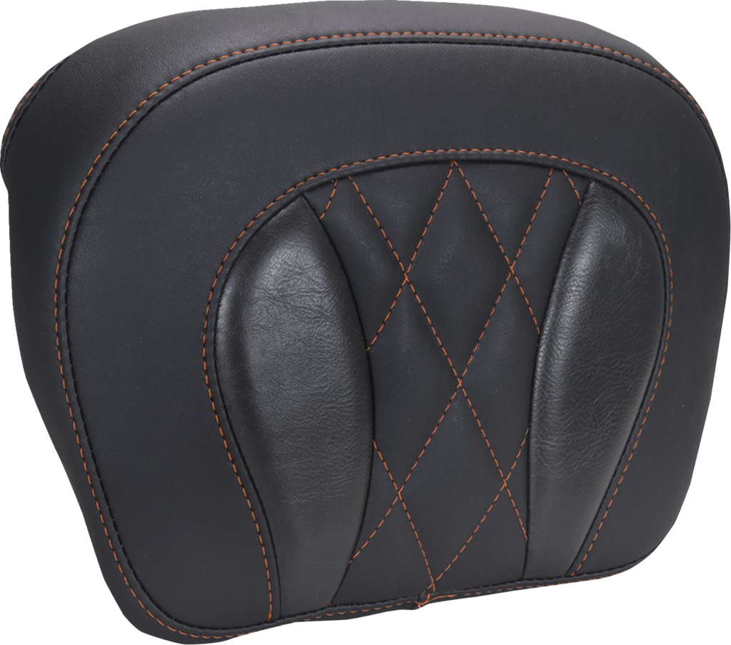 MUSTANG Chopped Tour-Pak® Pad - Mandarin Orange Stitching - FLH/FLT '23-'25 88440MO — image 1