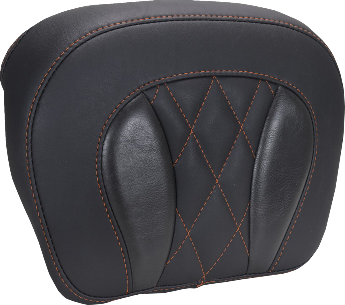 MUSTANG Chopped Tour-Pak® Pad - Mandarin Orange Stitching - FLH/FLT '23-'25 88440MO — image 1