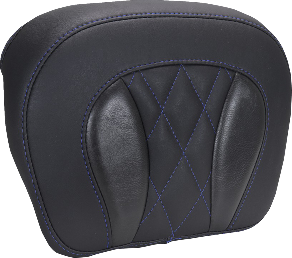 MUSTANG Chopped Tour-Pak® Pad - Sky Blue Stitching - FLH/FLT '23-'25 88440SB — image 1